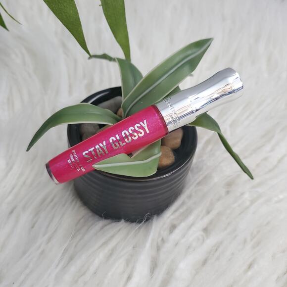Rimmel London Stay Glossy Lip Gloss Pop Fizz Pink #345 - Picture 1 of 2